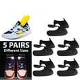 thumbnail image 3 of 5 Pairs Shoe Crease Protectors, Anti-Wrinkle Toe Box Shield Covers, Adjustable & Reusable Force Fields for Sneaker Care, 3 of 21