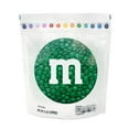 thumbnail image 2 of M&M'S World Dark Green Milk Chocolate Candy 5lb Bag for Celebrations and Party Favors, 2 of 10