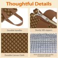 thumbnail image 4 of Paw Prints Insulated Lunch Bag for Women & Adults,Large Portable Soft Cooler Lunch Bag,Thermal Food Storage Tote with Pearl Cotton,8.66L,8.75x5.75x9.5 Inch, 4 of 6