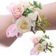 thumbnail image 1 of 2 Pieces Wedding Wrist Flower Decor,wedding Prom Hand Flower, Silvery Bling Wrist Flower, 1 of 5