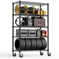 thumbnail image 3 of Storage Shelves Wire Shelving Heavy Duty Metal Storage Shelving Unit Adjustable Garage Shelving Rack Pantry Kitchen, 3 of 6