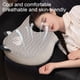 thumbnail image 5 of Almohada de seda de hielo gris, almohada de panza para oficina, siesta de viaje y sofá, ergonómica, transpirable, lavable, cubierta, almohada de escritorio portátil, almohada de memoria de algodón de, 5 of 6