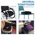 thumbnail image 3 of Donut Pillow for Tailbone Pain and Hemorrhoids, Tailbone Pain Relief Cushion, Memory Foam Donut Cushion Postpartum Pregnancy Surgery, Hemorrhoid Pillows for Sitting, 3 of 7