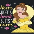 thumbnail image 3 of Disney Beauty & The Beast - Belle - Never Judge A Book By Its' Cover - Juniors Cropped Cotton Blend T-Shirt, 3 of 5