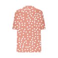 thumbnail image 5 of GERsome Womens Short Sleeve T-Shirts, Button Down Crew Neck Floral Shirts Summer Loose Fit Business Casual Dressy Work Shirts, Sizes S-2XL, 5 of 6