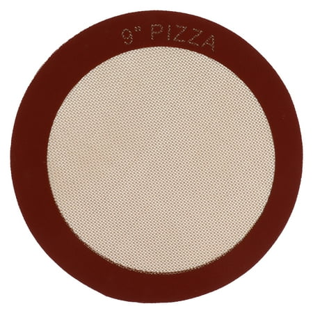 

Thickened Baking Pan Mat Glass Fiber Baking Sheet for Bread Fruit Dessert Home Kitchen23x23cm (Round)