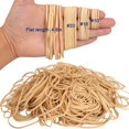 thumbnail image 2 of Bandas elásticas HAIDIBAO, varios tamaños, beige, 227 g, para oficina, 2 of 6