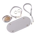 thumbnail image 2 of Base inferior para bolso de crochet, juego de correas para bolso de mano, bolso de hombro, bolso de mano Gris blanco, 2 of 9