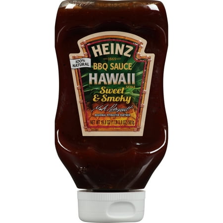 (3 Pack) Heinz Hawaii Style BBQ Sauce, 19.8 oz (Best Santa Maria Style Bbq)