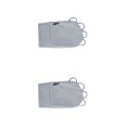thumbnail image 1 of Wweixi Golf Sunscreen Finger Glove Ice Silk Portable Elastic ightweight Material Left Grey M 2Set, 1 of 6