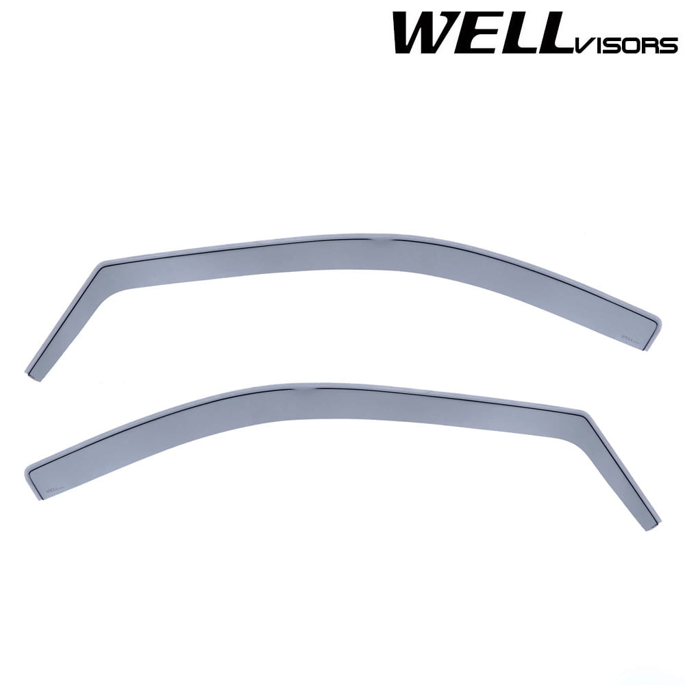 Window Visors Compatible With 1994-2001 Dodge Ram, In Channel Smoke Slim Style Wind Deflector 2pcs By Ikon Motorsports 1995 1996 1997 1998 1999 2000 - Foto 10