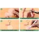 thumbnail image 3 of 200 piezas de discos acrílicos transparentes y anillos para llaveros, llaveros acrílicos transparentes en blanco y colgantes de borlas para hacer llaveros y proyectos de bricolaje - DKSFJKL, 3 of 4