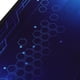 thumbnail image 4 of Rendimiento De Fibra De Carbono Honeycomb Composite Core Sports Paddle / Racket \u0026 Premium Grip, cover Guards- Elección Azul brillante DYNWAVEMX Paleta de pickleball, 4 of 8
