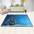 thumbnail image 2 of Dreamtimes Christmas Tree Non-Slip Area Rug 36"x24", Winter Night Floor Carpet Comfort Floor Mats Decor for Indoor Front Porch,Living Room, Bedroom,Kitchen, 2 of 5