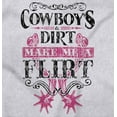 thumbnail image 2 of Cowboys Make Me Flirt Funny Cowgirl Hoodie Sweatshirt Women Brisco Brands 3X, 2 of 6