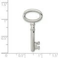 thumbnail image 2 of 925 Sterling Silver Key Shaped Pendant, 2 of 2