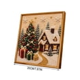 thumbnail image 2 of POSORJU Premium 3D Pearl Christmas Wall Art Kit, DIY Christmas Pearl Painting Kit, Christmastree 3D Diamond Painting, Luxury Pearl Bead Art Craft Set, Holiday Home Decor Gift（Ice Hut）, 2 of 5
