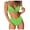 Green, variant on Vedolay Swimsuit Coverup For Women Plus Size Women Vintage Polka Dot High Waisted Bathing Suits Bikini Set,Hot Pink L