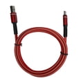 thumbnail image 2 of Cable de carga rápida 5A 1M ANGGREK USB núcleo de cobre puro de 150 piezas rojo, 2 of 8