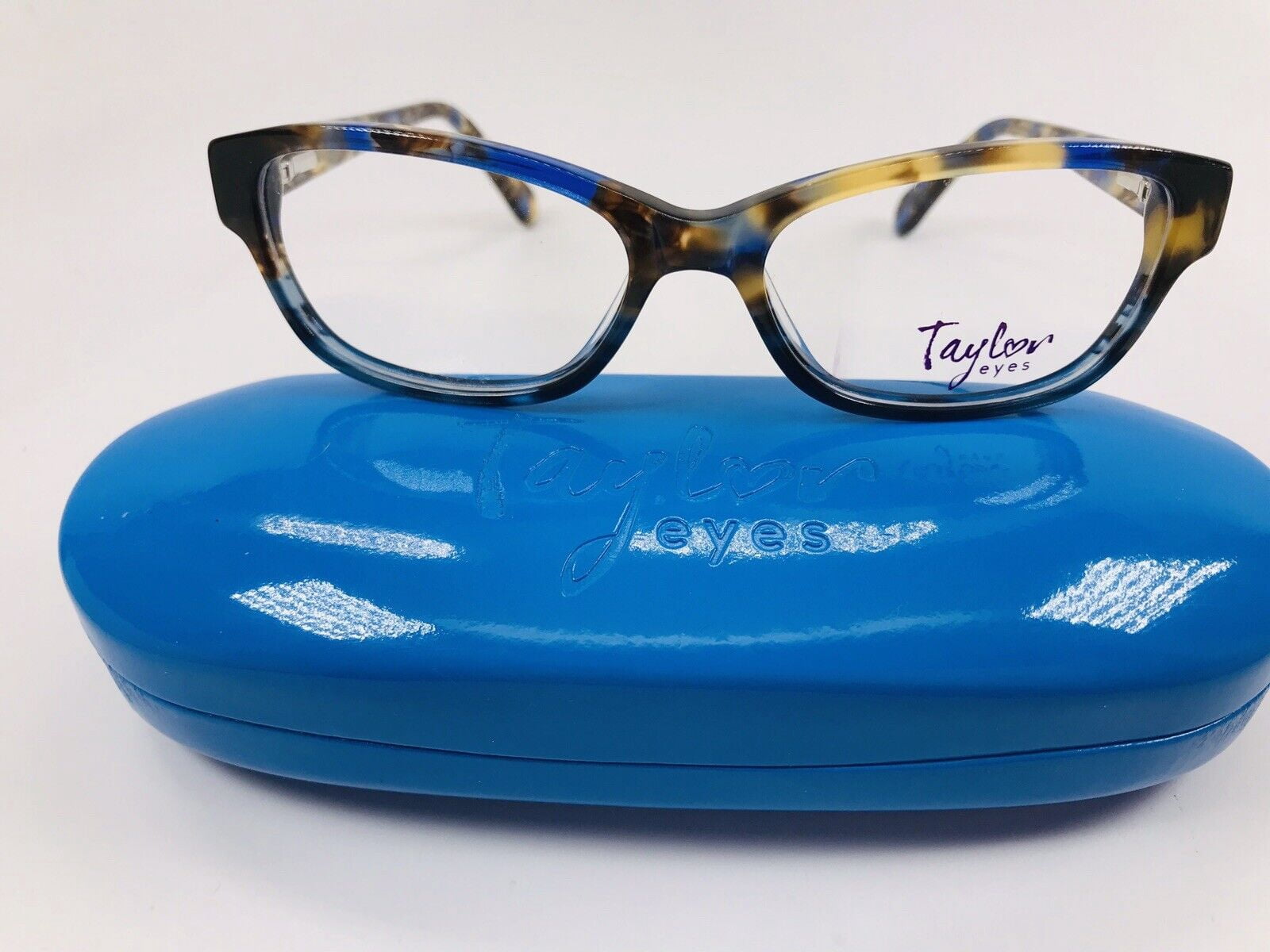 NEW Taylor Eyes Blue & Demi JANIE Eyeglasses 50mm with Case NEW Taylor Eyes Blue & Demi JANIE Eyeglasses 50mm with Case  main image 2