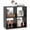 Black, variant on Costway 4-Cube Open Bookshelf with Anti-tip Kits Home Modern Style Storage Shelf for Study Black