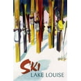 thumbnail image 4 of Lake Louise, Canada, Ski, Colorful Skis (19x27 inches, Premium 500 Piece Jigsaw Puzzle for Adults and Family, Made in USA), 4 of 4