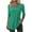 Green, variant on Womens t Shirts Blouse Tunic V Neck Long Sleeve Buttons Geometric Stylish Casual Blouse Tops Casual Tops Trendy Blouses Cute Work Outfits Clothes