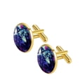 thumbnail image 2 of Wolf Stylish Men's Cufflink Set & Shirt Clip, for Formal Attire, Made of Stainless Steel, Ideal for Weddings and Business Meetings, 2 of 6