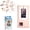Pink, variant on HP Sprocket Photo Booth Instant Printer Kit (Pink), 100 Zink Paper, 23pc Bridal Shower Props