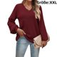 thumbnail image 1 of Camisas de mujer de manga larga, suéteres elegantes de manga larga, tops casuales., 1 of 5