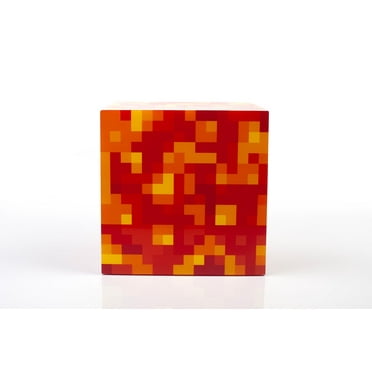 Minecraft Lava Block LED Mood Light | Minecraft Mood Lighting | 6 Inches Tall