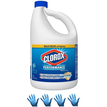 Clorox Performance Bleach with Cloromax | Mega Pack - 121 oz Bottle