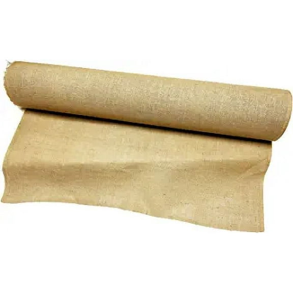 Burlap Fabric roll | 46-48" Wide X 60 Feet Long | Tight Weaved Jute Burlap Fabric roll | Great for Wedding Aisle Runner