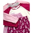 thumbnail image 3 of Angel Face Girls Pajama Set Soft Plush Fleece Sleep Shirt & Pajama Pants Sleepwear Set 4 Piece, 3 of 7