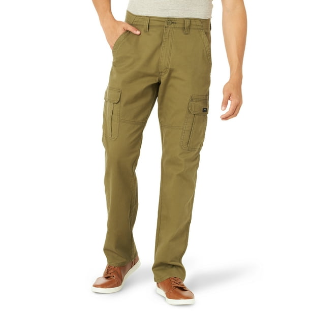 wrangler men's and big men's relaxed fit cargo pant with stretch
