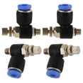 thumbnail image 1 of Conector Neumático 20 Piezas ANGGREK OD 4mm Tubo M5 Control De Velocidad Del Aire, 1 of 8