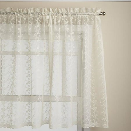 Lorraine Home Fashions Priscilla 60 Inch X 36 Inch Tier Curtain Pair