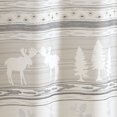 thumbnail image 2 of Saranac Ivory, Grey , Lodge Polyester Shower Curtain, Signature  , 72"x72" , 1 Each, 2 of 5