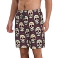 thumbnail image 2 of Salouo funny Skull star Pattern Swim Trunks for Men,Men's Hawaiian Bathing Suit Swimsuits Quick Dry Swimming Board Shorts Beach Shorts with Pockets-Large, 2 of 6