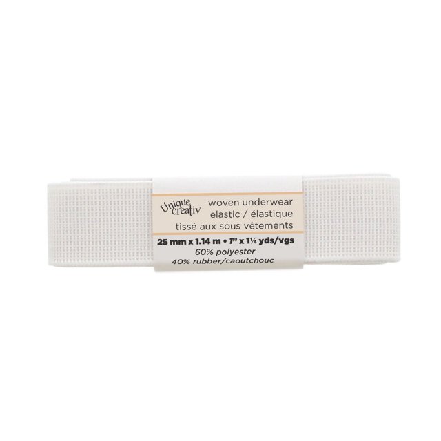Unique Creativ Woven Underwear White Elastic