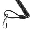 thumbnail image 4 of Retractable Cable Angel Lanyard With Hook Steel Wire Tether Black, 4 of 8