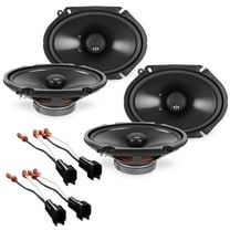 NVX 6" x 8" Coaxial Car Speaker Upgrade Package for 99-2004 Ford F-250/350/450/550/650/750 540W Peak