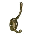 thumbnail image 3 of Dual Prong Coat Hooks Wall Mounted Retro Double Hooks Utility Antique Bronze Hook for Towel Key 87mm x 29mm x 42mm 2pcs, 3 of 3