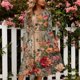 thumbnail image 5 of TaTaai Womens Solid Casual Long Sleeve Dress Crew Neck Loose Fit Mid Calf Length Soft Lightweight Polyester Dress Versatile for Home Daily Spring Summer Wear Gift, 5 of 7