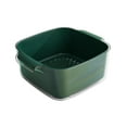 thumbnail image 3 of Cesta para escurrir frutas de cocina Colador de cocina Recipiente para lavar verduras Escurridor de platos Verde oscuro, 3 of 9