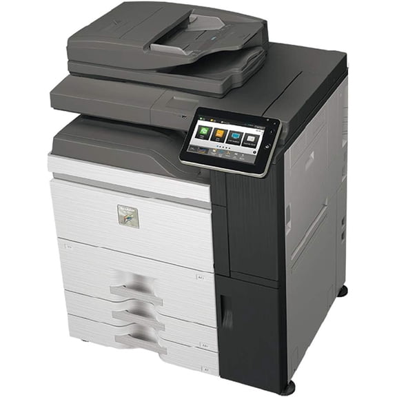 Restored Sharp MX-7580N Color Laser Multifunction Printer Scanner Copier A3 75 PPM High-Speed
