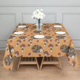 thumbnail image 3 of Cute Hedgehog Mushroom Square Tablecloth,Waterproof Square Table Cover,Wipeable Spillproof Washable Table Cover for Home Kitchen Party Decor 52"x52"(132x132cm), 3 of 6