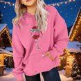 thumbnail image 1 of Cowsor Cute Hoodie for Teen Girls Trendy Bow Print Preppy Hooded Sweatshirts Kids Pullover Long Sleeve School Outfits, 1 of 6