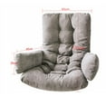 thumbnail image 3 of Cojín para sil de huevo colgante para exterior, cojín de asiento de columpio grueso para exterior, cojín para sil de huevo, funda para cojín para Gris CUTICAT Cojín del asiento, 3 of 8