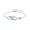 Infinity Round, variant on MomentWish 1 Carat Heart Cut Moissanite Bracelet Simulated Diamond 925 Sterling Silver Infinity Bracelets Gift for Women